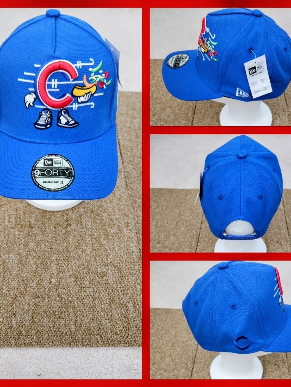 CHICAGO CUBS MLB BASEBALL SNAPBACK HAT.